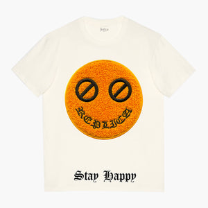 Stay happy Replica Oversized T-shirts.